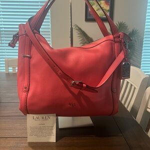 Ralph Lauren Coral Crossbody/Shoulder Bag